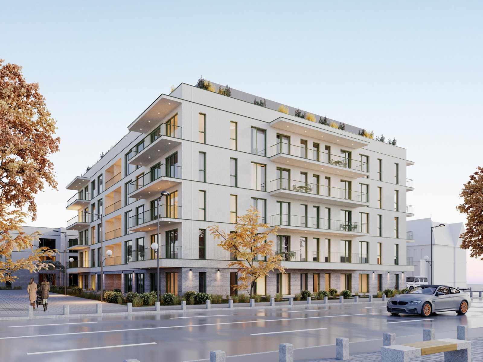 Nord Residence — randare arhitecturală